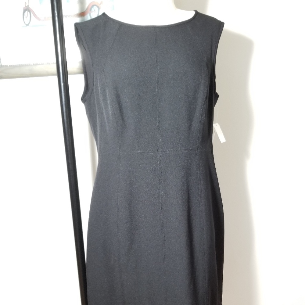 Anne Klein Mystery Crepe Eyelet Sheath Dress NWT - Picture 7 of 8